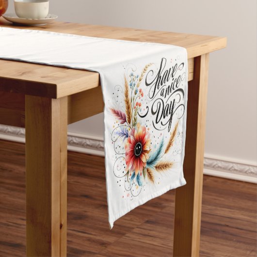 ハッピー デイ フラワリー ショートテーブルランナー (インサイチュ)