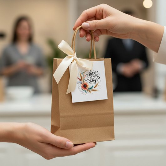 ハッピー デイ フラワリー フェイバータグ