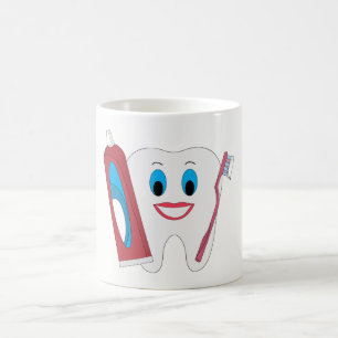 ハッピー・トゥース コーヒーマグカップ