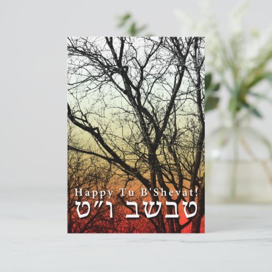 ハッピー・トゥ・ブシェバート!:ユダヤのアーバーの日 招待状 (スタンド正面)