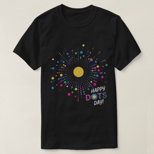 ハッピー・ドット・デイTシャツ Tシャツ (デザイン正面)