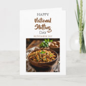 ハッピー・ナショナル・スタッフィング・デー | 11月21日 カード (正面)