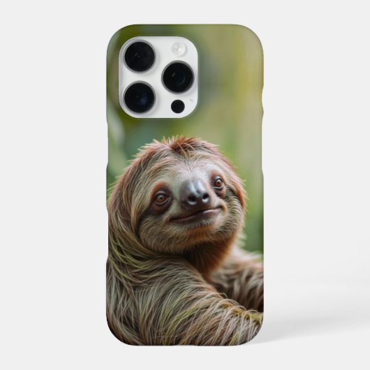 ハッピー・ナマケモノ iPhoneケース (裏面)