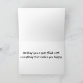 ハッピー***ニューイヤー*** シーズンカード (内部)