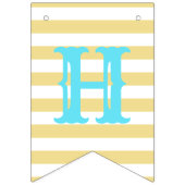 ハッピー·ニューイヤー·金ゴールド·スフェイクターズストライプ·おもしろい バンティングフラッグ (第2の旗)