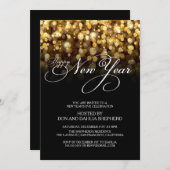 ハッピー·ニュー·イブ·パーティの招待状 招待状 (正面/裏面)