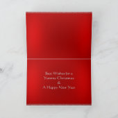 ハッピー・ニュー・イヤー・カップケーキ・オーナメント・グリーティング・カード シーズンカード (内部)