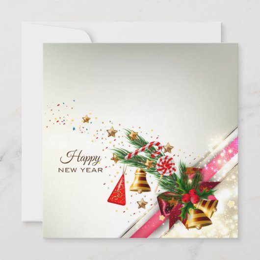 ハッピー・ニュー・イヤー カード (正面)