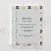 ハッピー·ニュー·イヤー·スケッチー·招待状 招待状 (裏面)