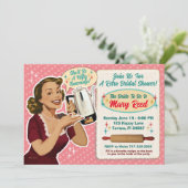 ハッピー・ハウスワイフ ブライダルシャワーの招待状/レシピカード2 招待状 (スタンド正面)