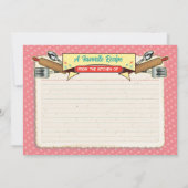 ハッピー・ハウスワイフ ブライダルシャワーの招待状/レシピカード2 招待状 (裏面)