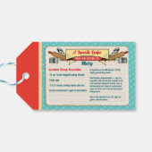 ハッピー・ハウスワイフ・ブライダルシャワーレシピカード ギフトタグ (裏面横)