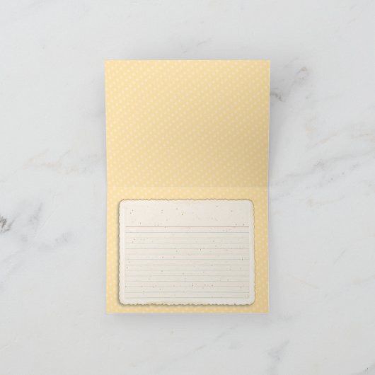 ハッピー ハウスワイフ ブライダル シャワー 感謝カード (内部)