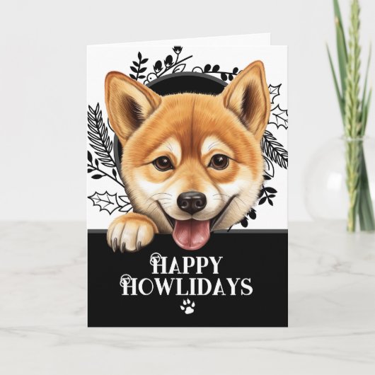 ハッピー・ハウリデイズ 柴犬 クリスマス (正面)