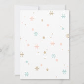 ハッピー ハッピー ジョイフル 動物のクリスマス カルーン 招待状 (裏面)