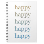 ハッピー ハッピー ノートブック (正面)