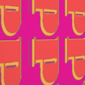 ハッピー ハッピー フクシア 壁紙 (縫い目)