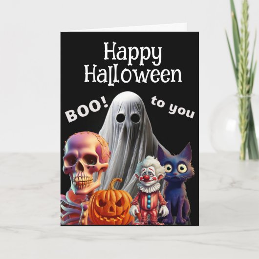 ハッピー・ハロウィン…あなたにブー カード (正面)