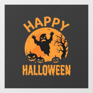 ハッピー ハロウィン おばけ かぼちゃ ベクター デザイン ウィンドウサイン