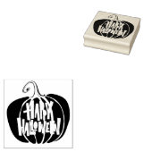 ハッピー ハロウィン かぼちゃ ラバースタンプ (押印)