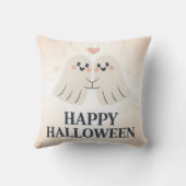 ハッピー ハロウィン かわいい おばけ クッション (裏面)