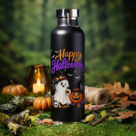 ハッピー ハロウィン かわいい おばけ パンプキン スプーキー ウォーターボトル