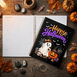 ハッピー ハロウィン かわいい おばけ パンプキン スプーキー プランナー手帳