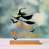 ハッピー ハロウィン アクリルサイン (ニュートラル)