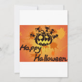 ハッピー ハロウィン イラスト 招待状 (正面)