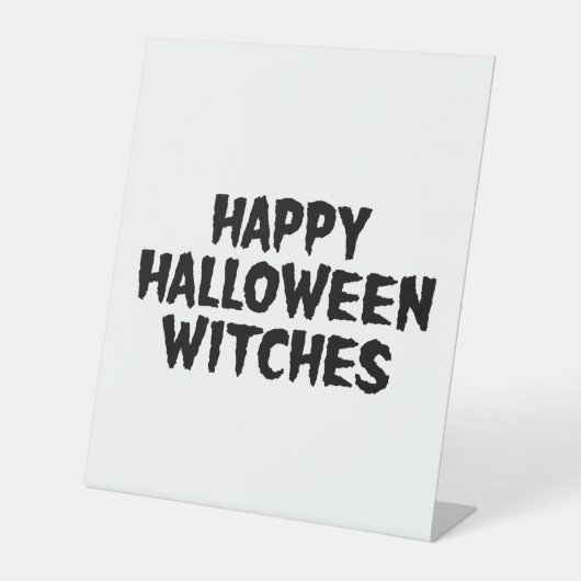 ハッピー ハロウィン ウィッチーズ 台座サイン (正面)