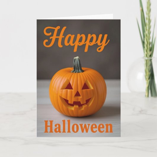 ハッピー ハロウィン カード, ハロウィン カード, ハロウィン シーズンカード (正面)