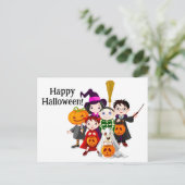 ハッピー ハロウィン キッズ ポストカード (スタンド正面)