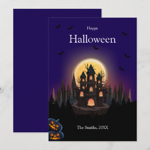 ハッピー ハロウィン キャッスル カード