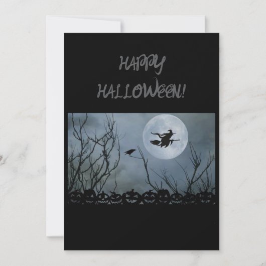 ハッピー・ハロウィン・グリーティングカード シーズンカード (正面)