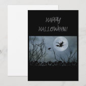 ハッピー・ハロウィン・グリーティングカード シーズンカード (正面/裏面)