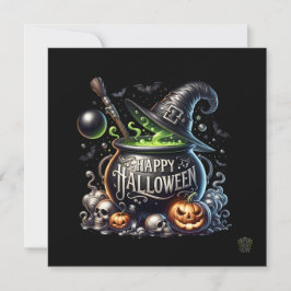 ハッピー ハロウィン コールドロン 招待状