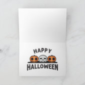 ハッピー ハロウィン ゴースト シーズンカード (内部)