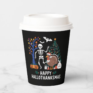 ハッピー ハロウィン＋サンクスギビング ホリデーシーズン ギフト 秋 紙コップ