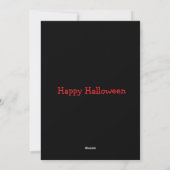 ハッピー ハロウィン シーズンカード (裏面)