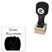 ハッピー ハロウィン ジャックオーランタン ゴム印 (押印)
