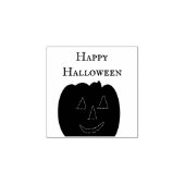 ハッピー ハロウィン ジャックオーランタン ゴム印 (インプリント)