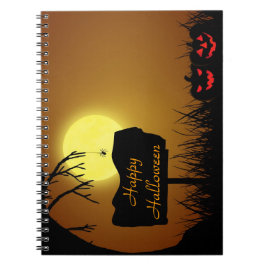 ハッピー ハロウィン ジャック オ ランタン パンプキン ノートブック