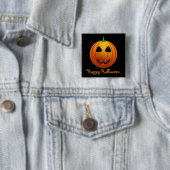 ハッピー・ハロウィン ジャック・オ・ランタン 缶バッジ (インサイチュ)