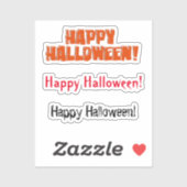 ハッピー・ハロウィン スクラップブック シール (シート)
