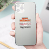ハッピー・ハロウィン スクラップブック シール (スマートフォン)