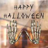 ハッピー ハロウィン スケルトンの手 ウィンドウサイン (シート2)