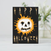ハッピー ハロウィン スプラトオランタン 招待状 (スタンド正面)