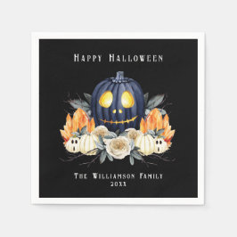 ハッピー ハロウィン スプーキー サウィン パンプキン クリスタル スタンダードカクテルナプキン