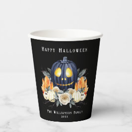 ハッピー ハロウィン スプーキー サウィン パンプキン クリスタル 紙コップ