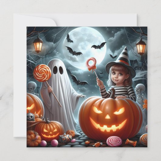 ハッピー ハロウィン チャイルド シーズンカード (正面)